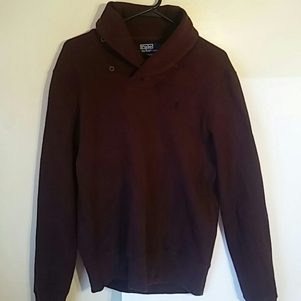 Ralph Lauren Polo French Rib Shawl Neck Sweater
